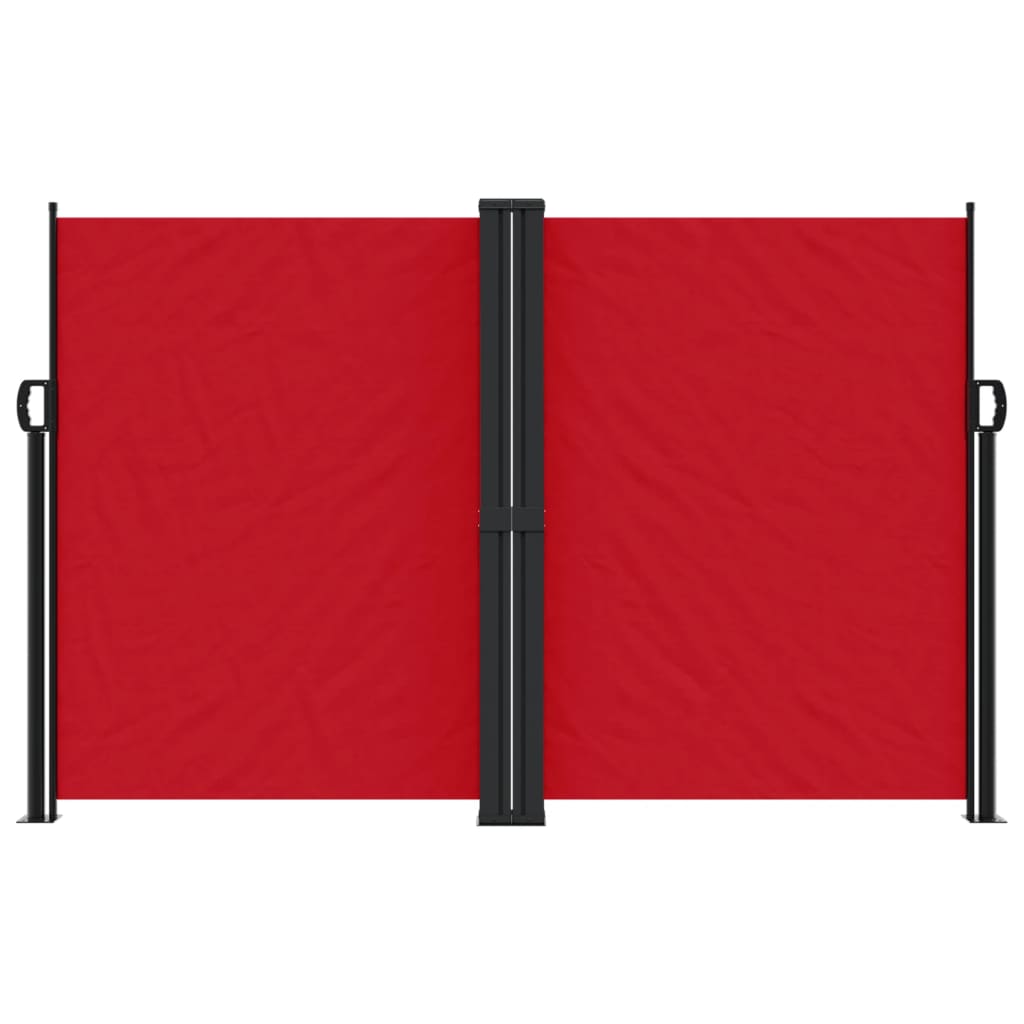 Pare-brise Vidaxl extensible 160x600 cm rouge