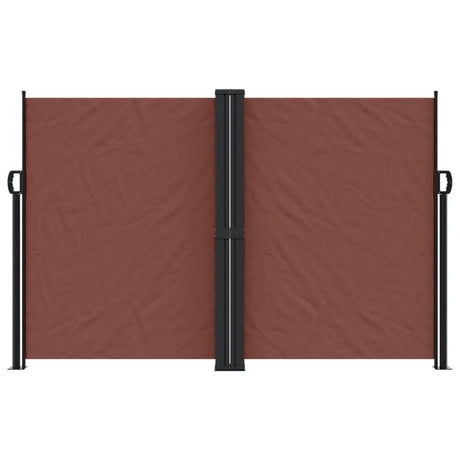 Vidaxl windscherm uittrekbaar 160x600 cm bruin
