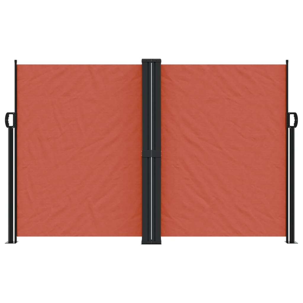 VidaXL Windshield Extendable 160x600 cm Terracotta