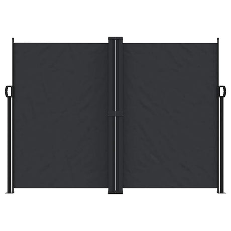 Vidaxl windscherm uittrekbaar 180x600 cm zwart