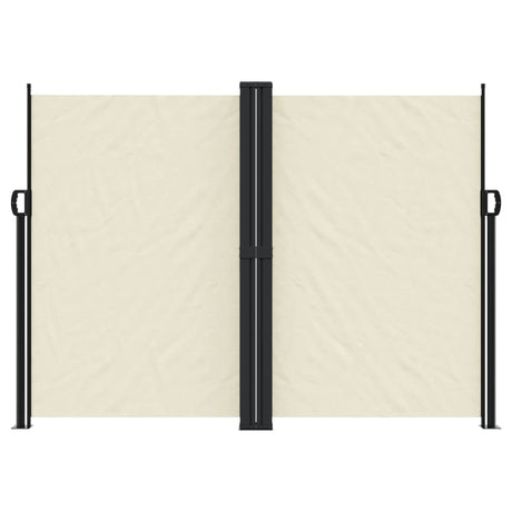 Vidaxl tuinscherm uittrekbaar 180x600 cm crèmekleurig