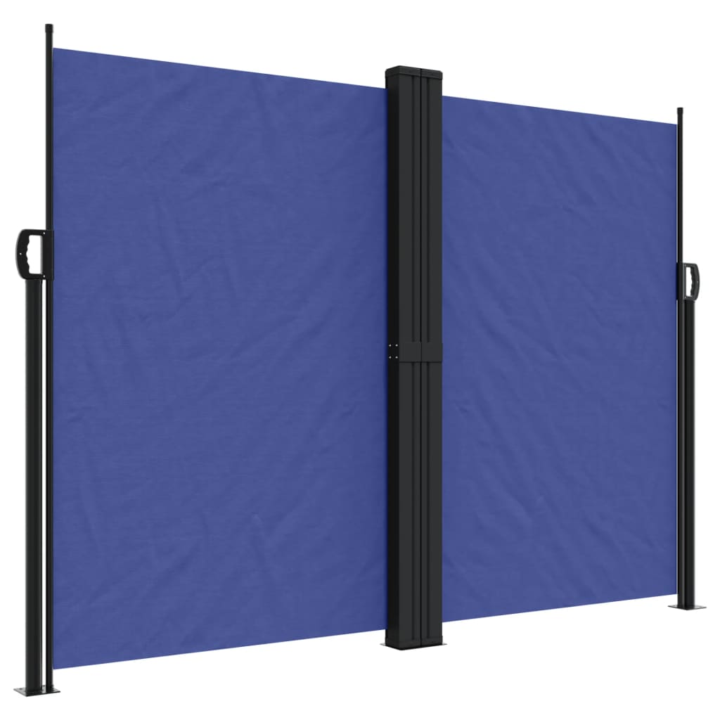 Pare-brise Vidaxl extensible 180x600 cm bleu