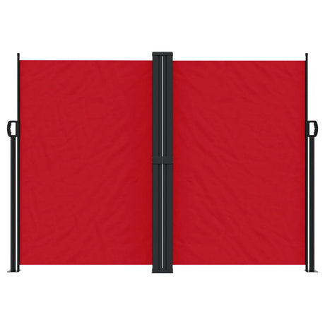 Vidaxl windscherm uittrekbaar 180x600 cm rood