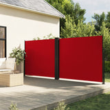 Pare-brise Vidaxl extensible 180x600 cm rouge