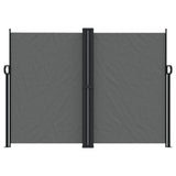 Vidaxl windscherm uittrekbaar 180x600 cm antracietkleurig