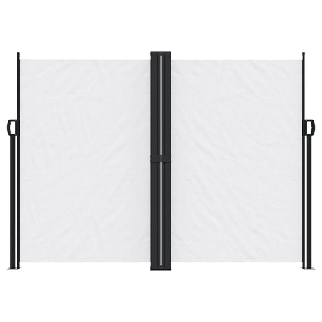 Vidaxl windscherm uittrekbaar 180x600 cm wit
