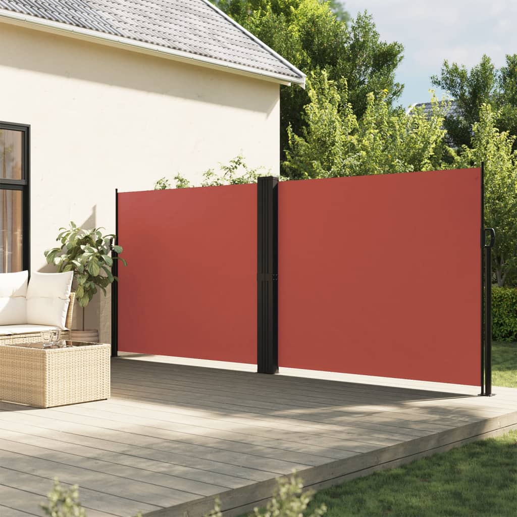 Vidaxl vindrutan utdragbar 180x600 cm terrakotta