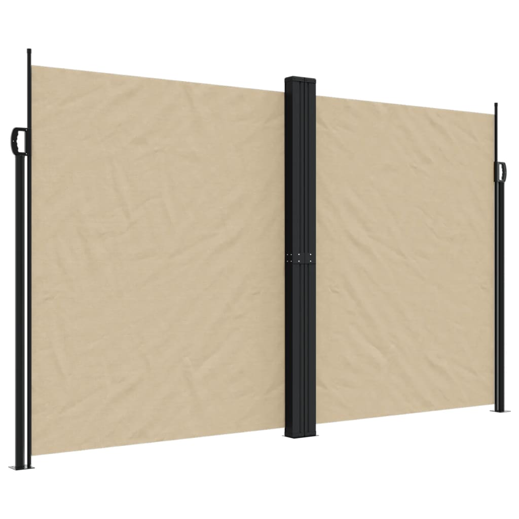 Vidaxl windscherm uittrekbaar 200x600 cm beige