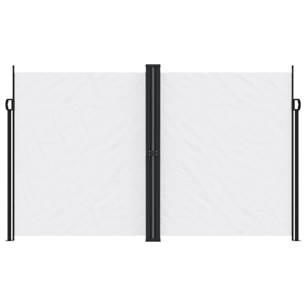 Pare-brise vidaxl extensible 200x600 cm blanc