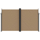 Pare-brise vidaxl extensible 200x600 cm taupe