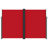 Vidaxl windscherm uittrekbaar 220x600 cm rood
