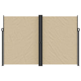 Vidaxl windscherm uittrekbaar 220x600 cm beige