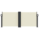 Vidaxl windscherm uittrekbaar 100x1000 cm crème