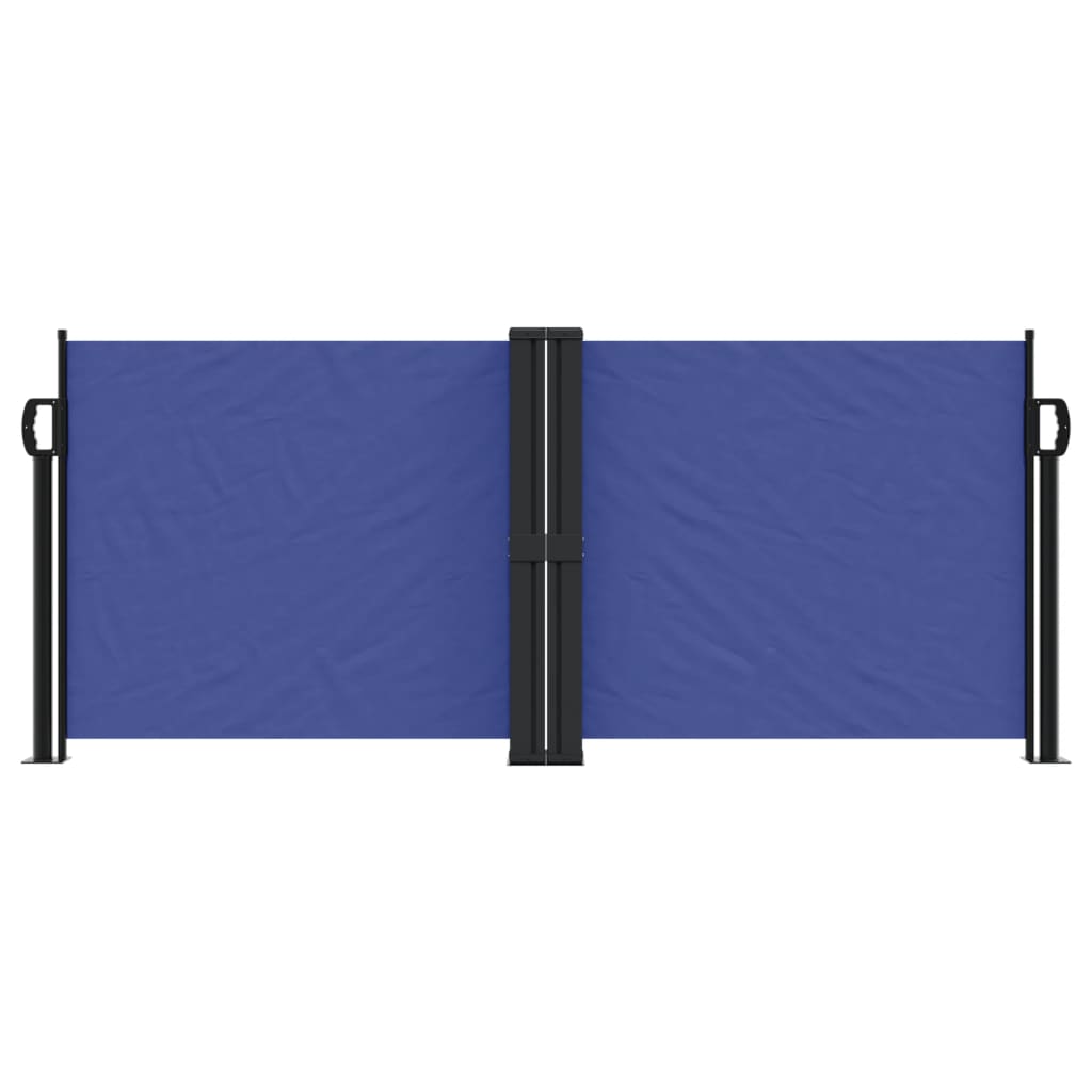 Pare-brise vidaxl extensible 100x1000 cm bleu