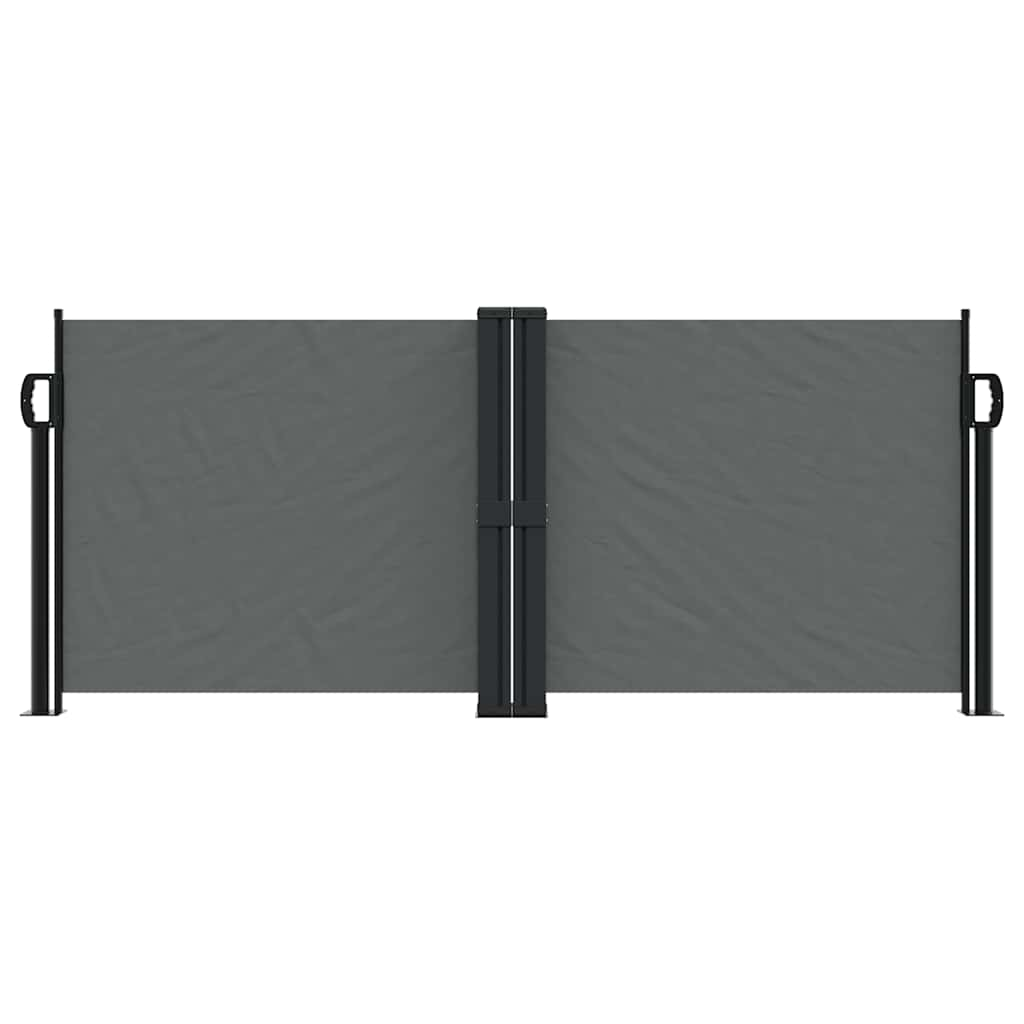 VidaXL Windshield Extendable 100x1000 cm Anthracite