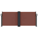 Vidaxl windscherm uittrekbaar 100x1000 cm bruin