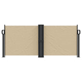 VidaXL Windshield Extendable 100x1000 cm Beige