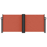 Vidaxl windscherm uittrekbaar 100x1000 cm terracottakleurig