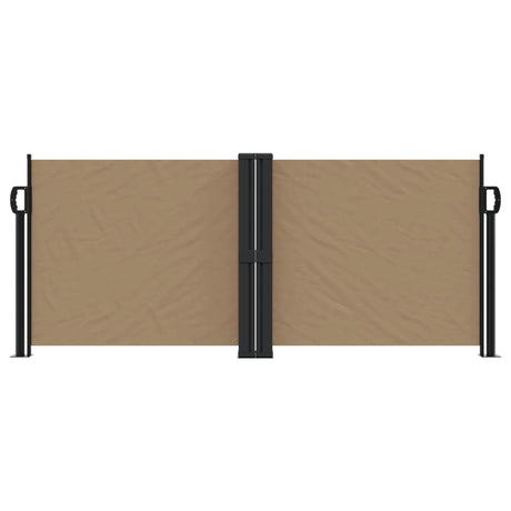 Vidaxl windscherm uittrekbaar 100x1000 cm taupe