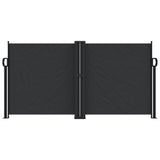 Vidaxl windscherm uittrekbaar 120x1000 cm zwart