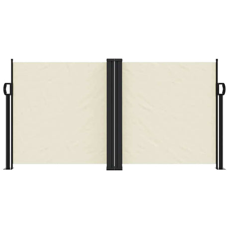 Vidaxl windscherm uittrekbaar 120x1000 cm crème