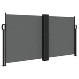 Pare-brise vidaxl extensible 120x1000 cm anthracite