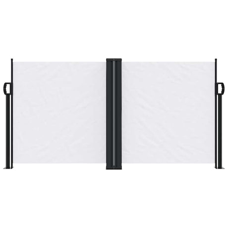 Vidaxl windscherm uittrekbaar 120x1000 cm wit