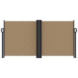 Vidaxl windscherm uittrekbaar 120x1000 cm taupe