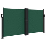 Pare-brise Vidaxl extensible 120x1000 cm vert foncé