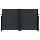 Vidaxl windscherm uittrekbaar 140x1000 cm zwart