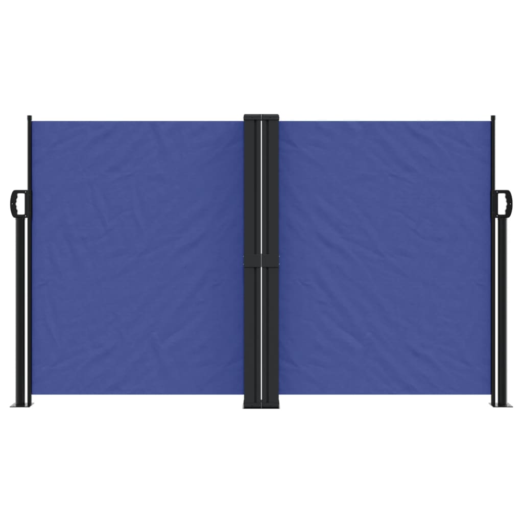 Pare-brise Vidaxl extensible 140x1000 cm bleu