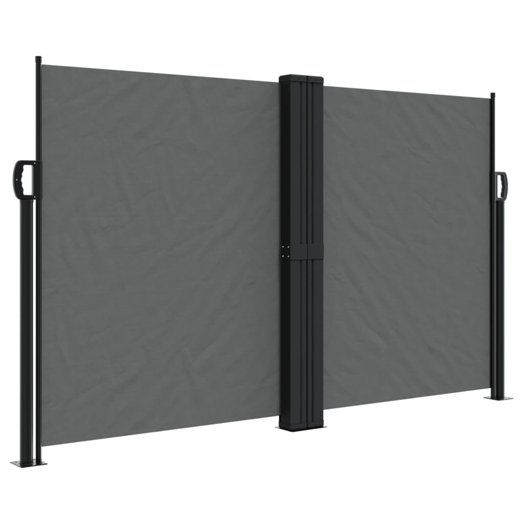 Vidaxl Windshield Extendable 140x1000 cm Anthracite