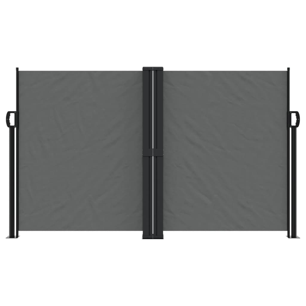 Vidaxl Windshield Extendable 140x1000 cm Anthracite