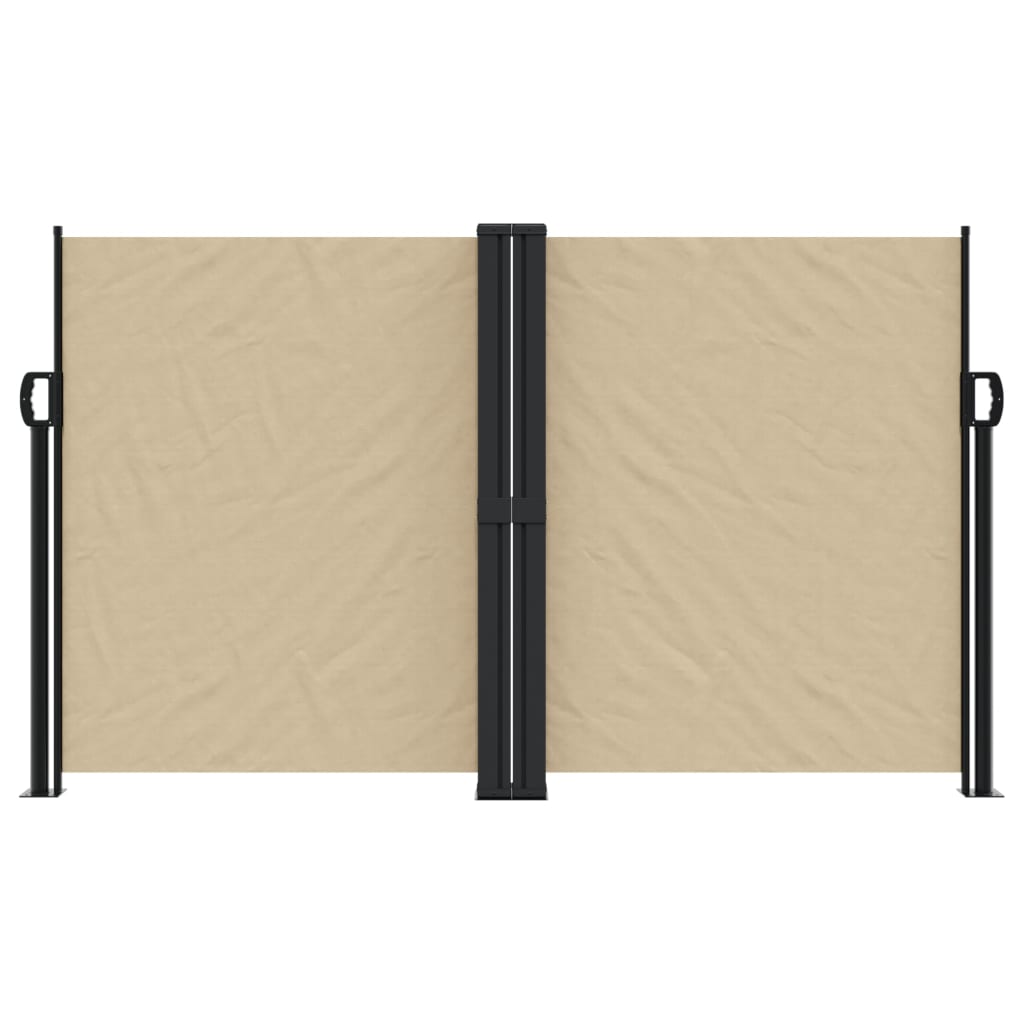 Vidaxl Sandshield Extenble 140x1000 cm Beige