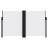 Vidaxl windscherm uittrekbaar 140x1000 cm wit
