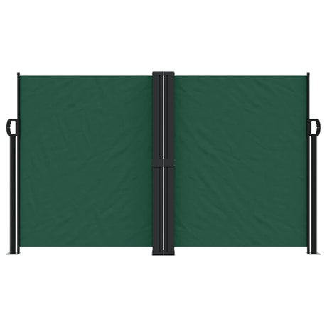 Vidaxl windscherm uittrekbaar 140x1000 cm donkergroen