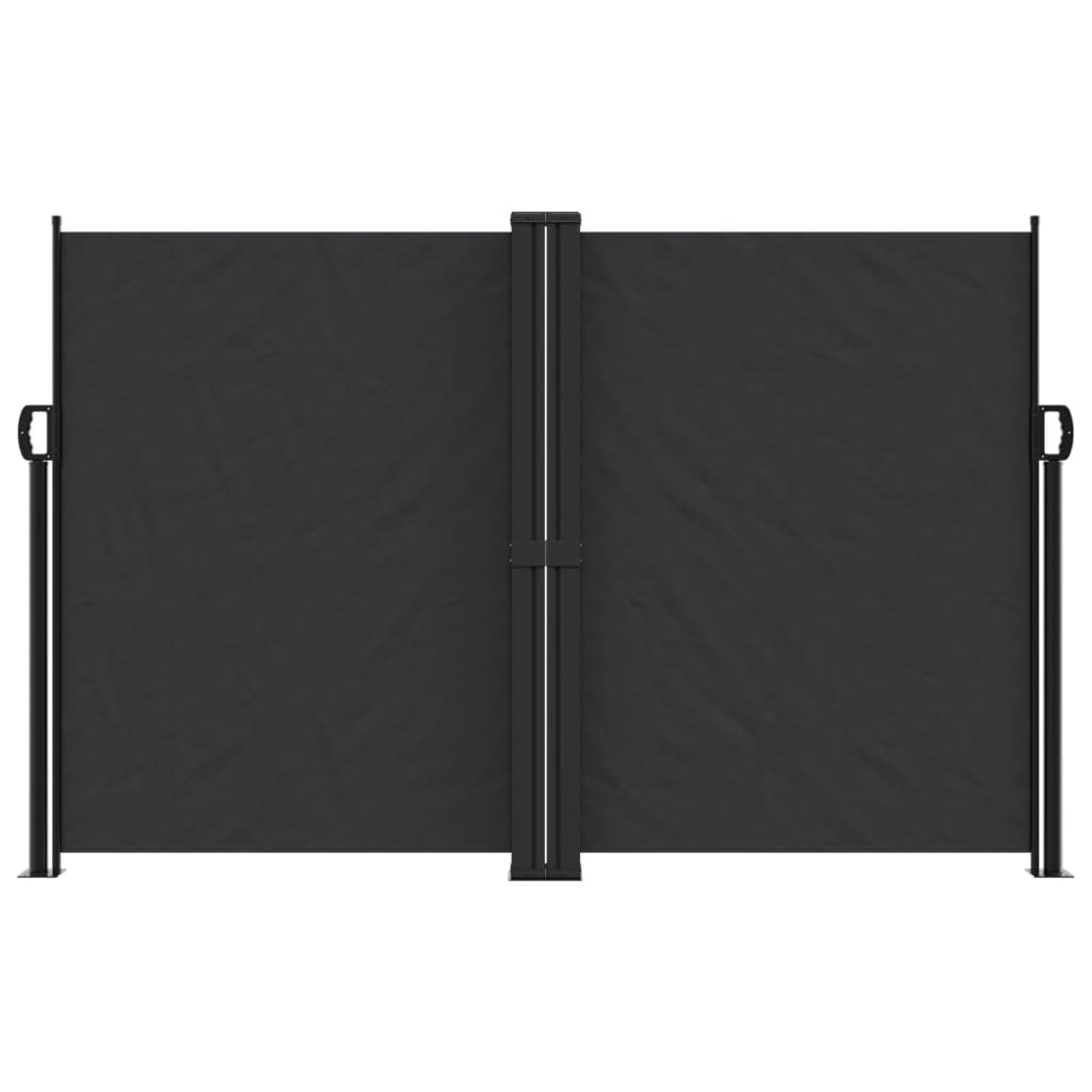 VidaXL Windshield Extendable 160x1000 cm Black