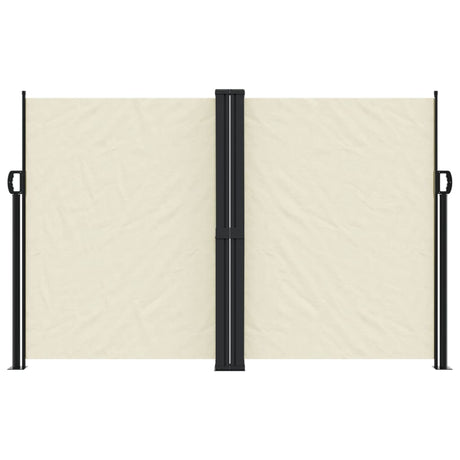 Vidaxl windscherm uittrekbaar 160x1000 cm crèmekleurig