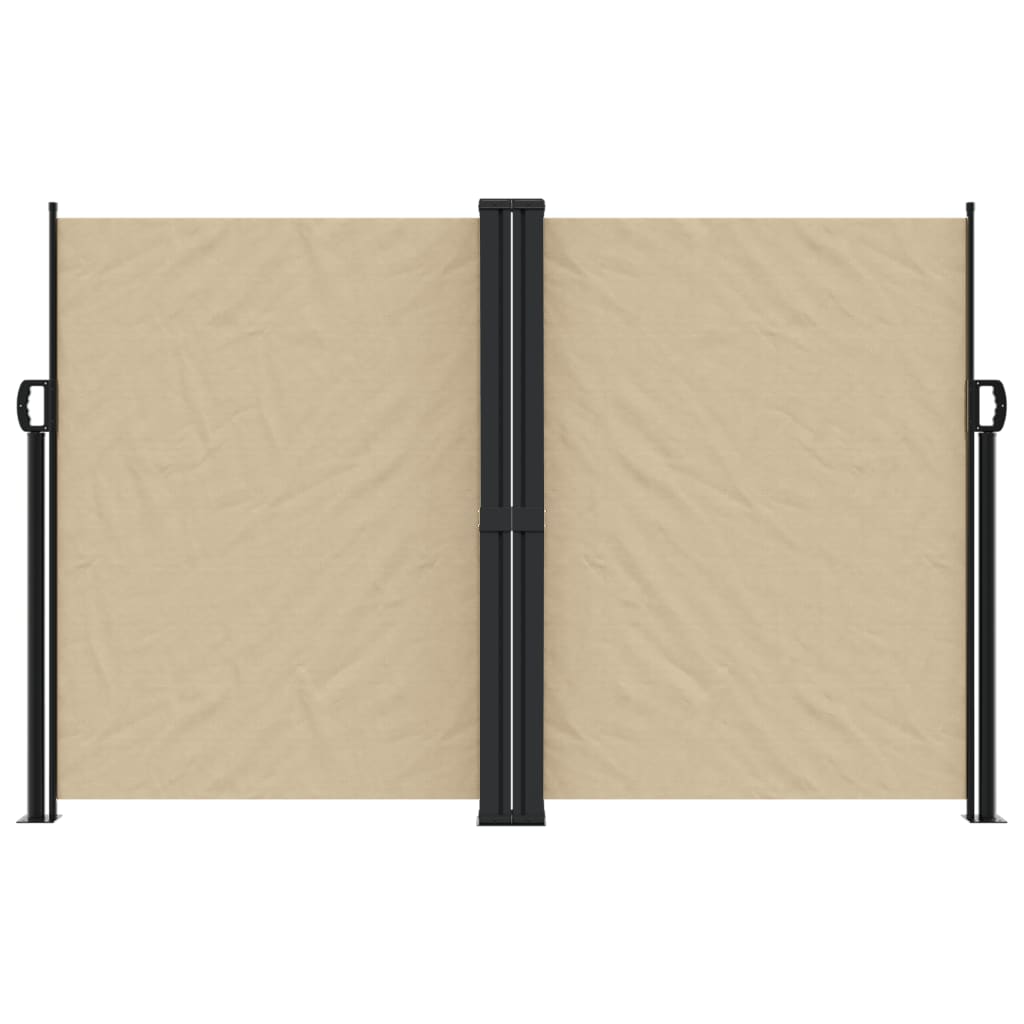 Vidaxl windscherm uittrekbaar 160x1000 cm beige