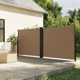 Vidaxl čelní sklo prodloužitelné 160x1000 cm taupe