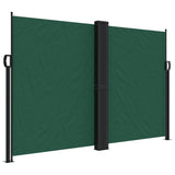 Pare-brise Vidaxl extensible 160x1000 cm vert foncé