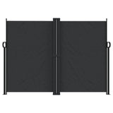 Vidaxl windscherm uittrekbaar 180x1000 cm zwart
