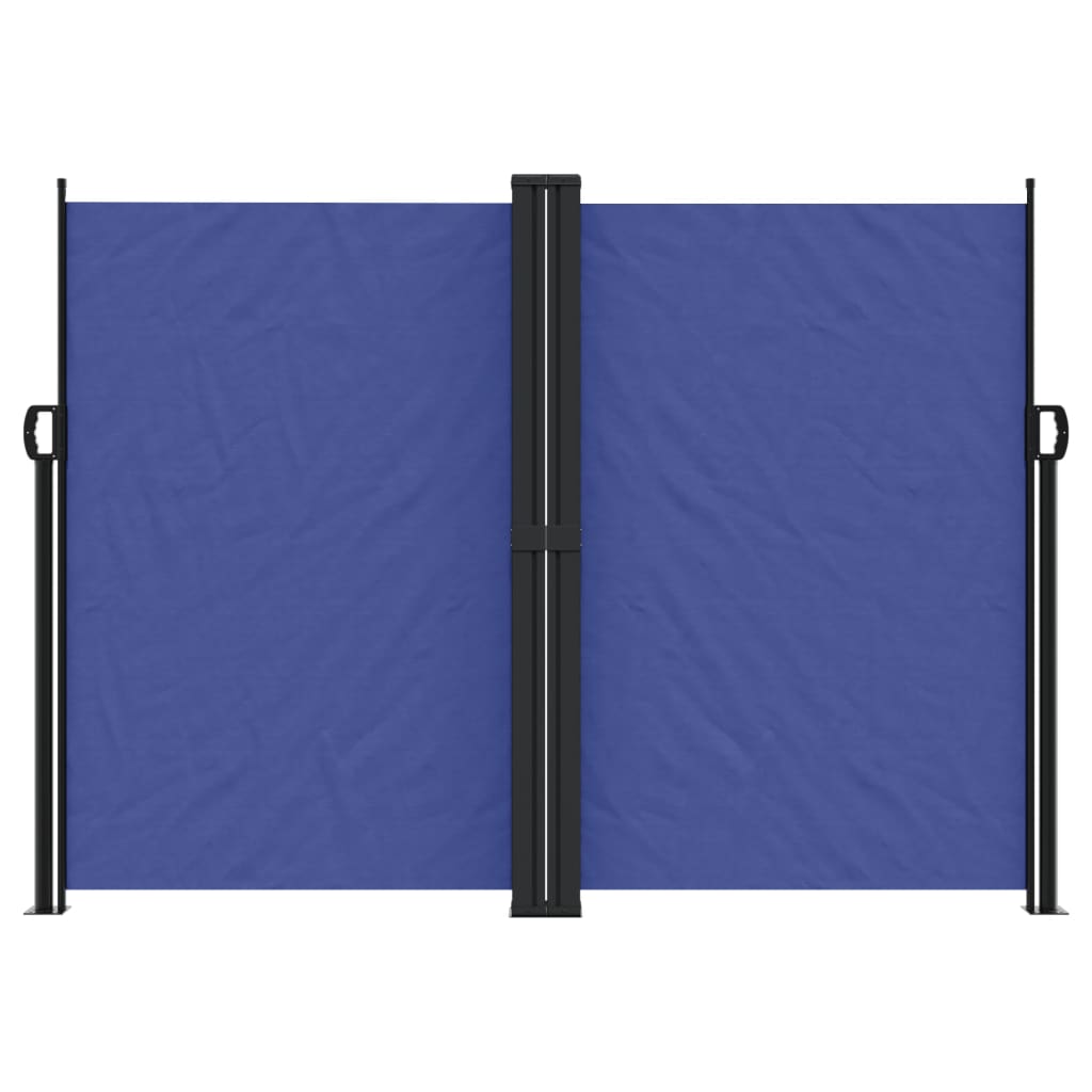 Pare-brise Vidaxl extensible 180x1000 cm bleu