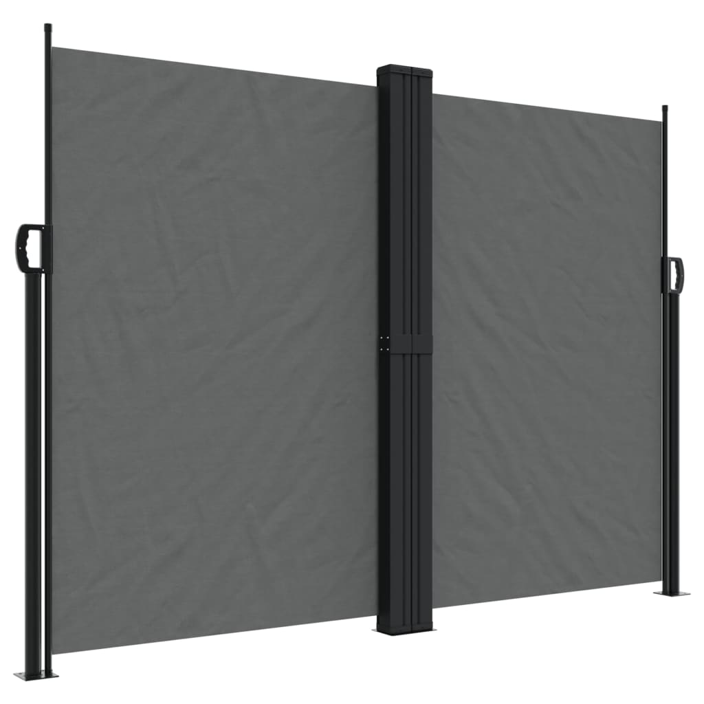 VidaXL windshield Extendable 180x1000 cm anthracite -colored