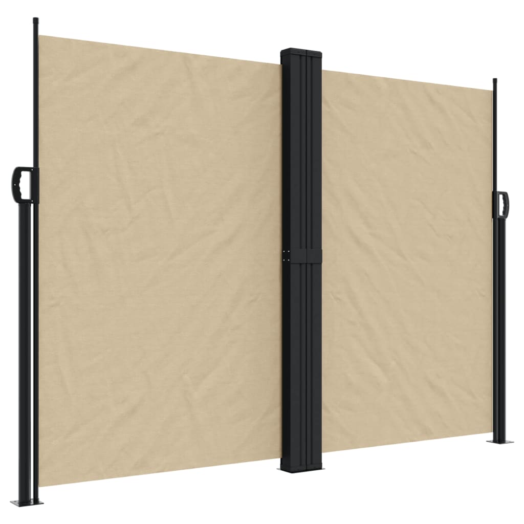 Vidaxl windscherm uittrekbaar 180x1000 cm beige