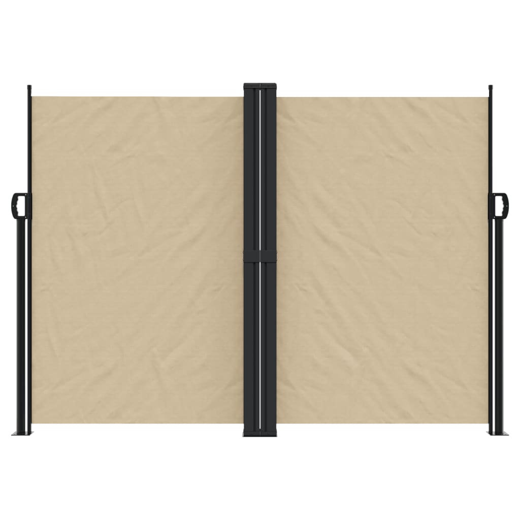 VidaXL Windshield Extendable 180x1000 cm Beige