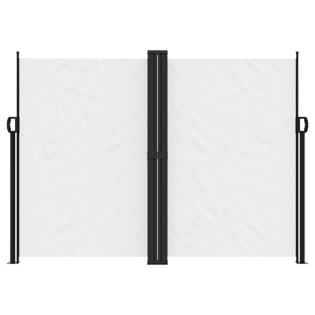 Pare-brise Vidaxl extensible 180x1000 cm blanc