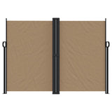 Pare-brise vidaxl extensible 180x1000 cm taupe