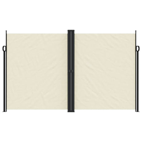 Vidaxl windscherm uittrekbaar 200x1000 cm crèmekleurig