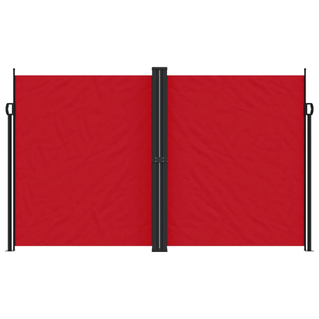 Vidaxl windscherm uittrekbaar 200x1000 cm rood